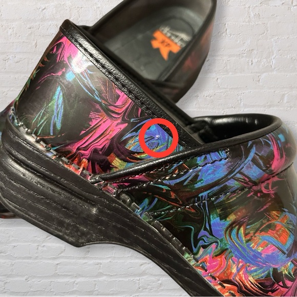 Dansko Multicolor Patterned Clogs - Picture 9 of 9